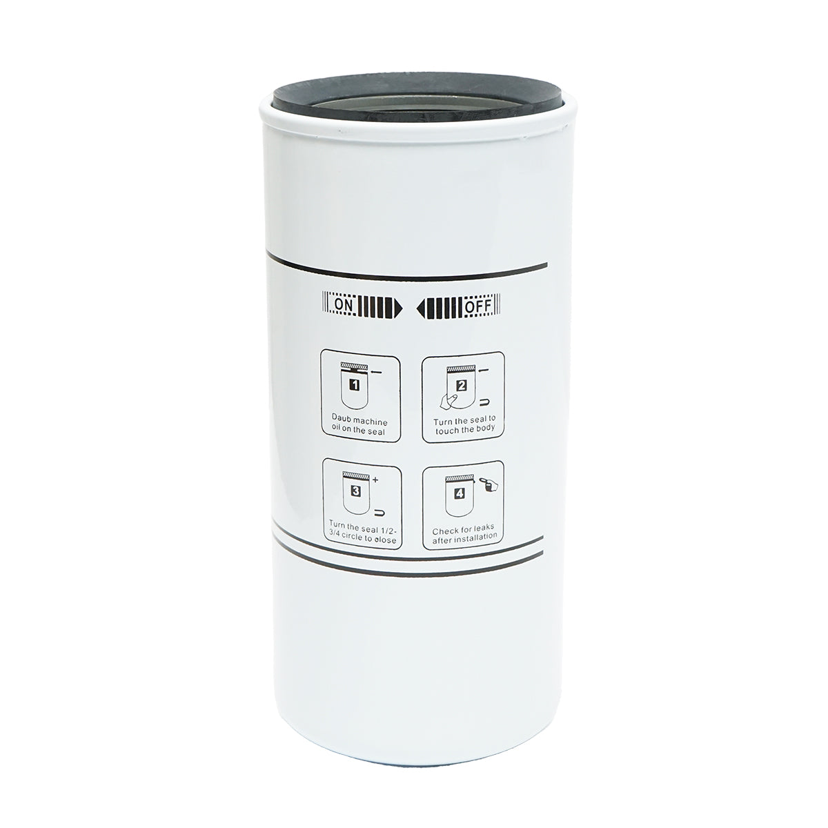 Filter for removing particles from diesel tank, maximum pressure 3.4 Bar, flow rate 94.6 L/min, 30 microns, 1 1/2 -16 UNF Breckner Germany